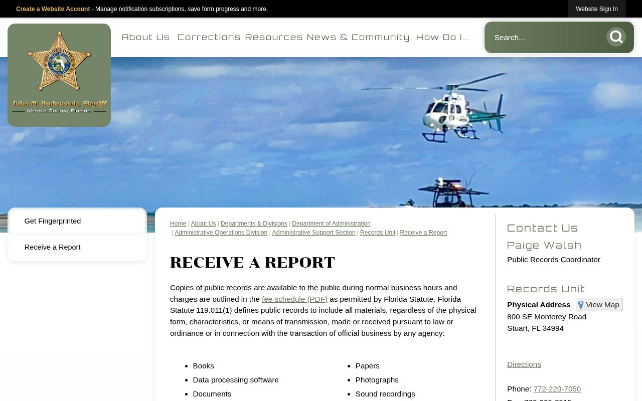 Martin County release record request instructions